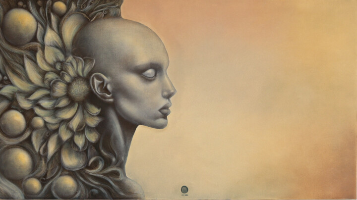 Enigma 绘画, 19.7x35.4 in