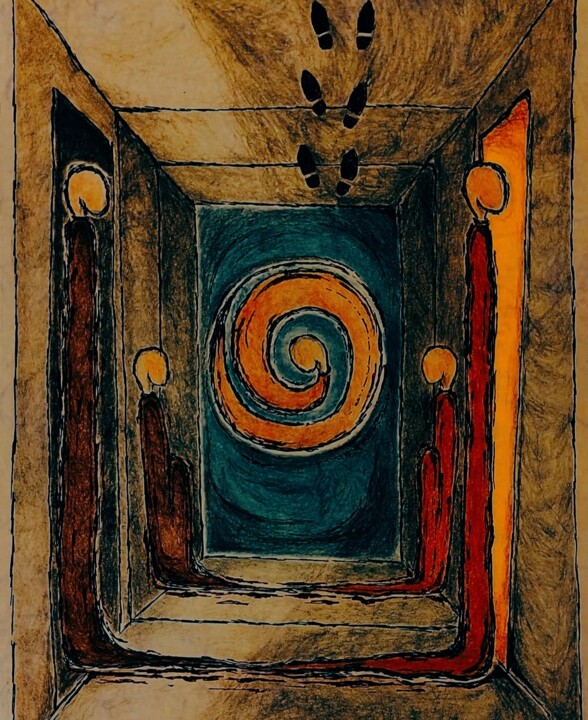 Life Cycle 绘画, 11.8x7.9 in