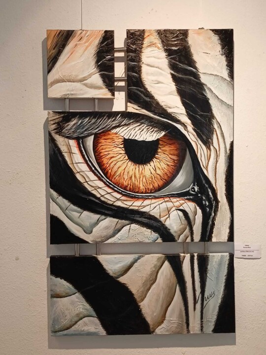 El ojo de la sábana 绘画, 45.3x27.6 in