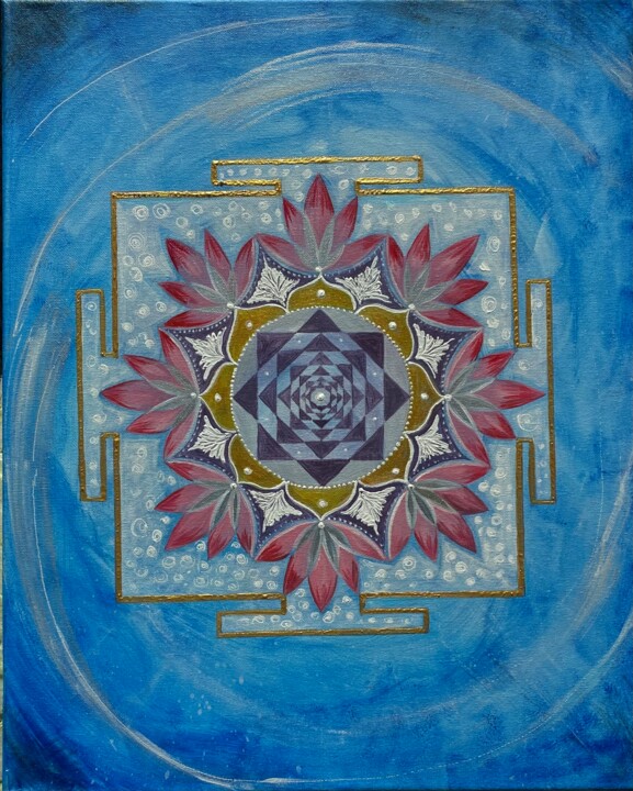 Yantra Venus 绘画, 19.7x15.8 in