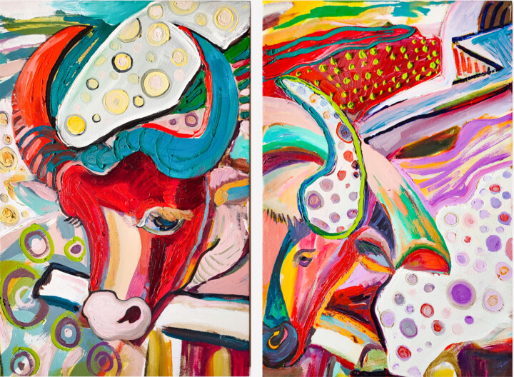 Oxcard Series 绘画, 23.6x31.5 in