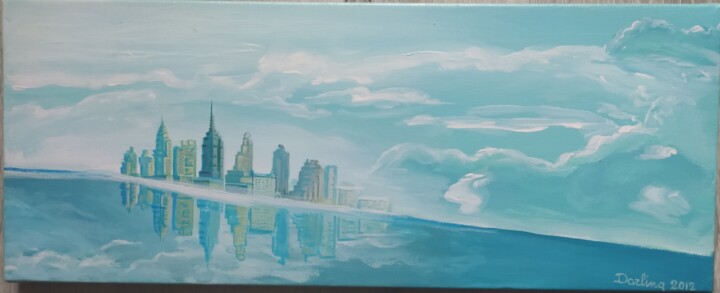 New York magica Pittura, 7,9x19,7 in