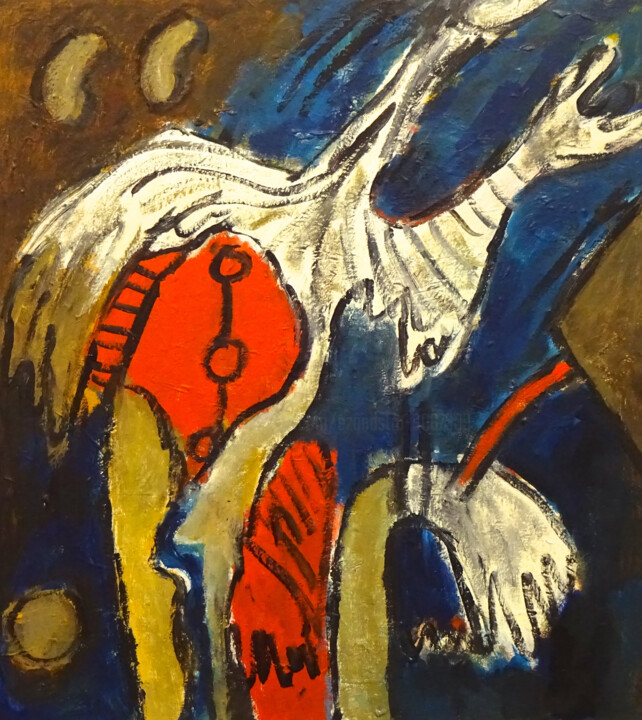 Composition 7090 绘画, 39.4x35.4 in