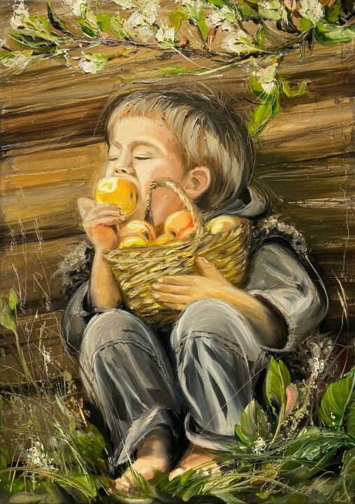 Яблоки Победы Картина, 27,6x19,7 in