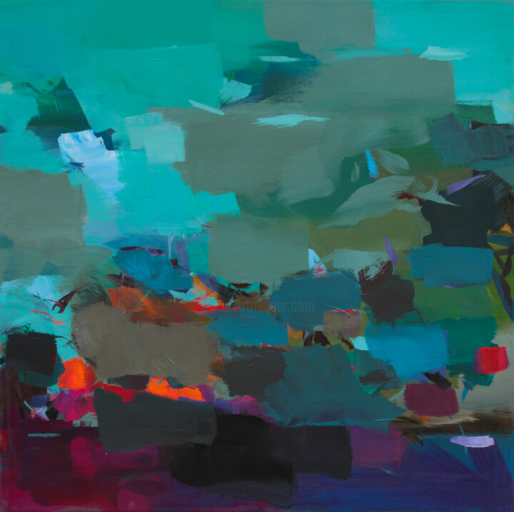 Keeping secrets 绘画, 31.5x31.5 in