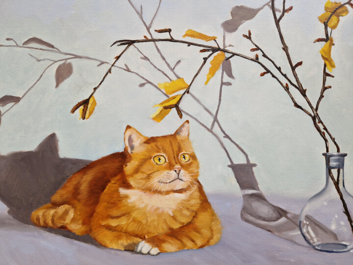 绘画 标题为“Stillife with the G…” 由Tatiana Karchevskaya, 原创艺术品, 油