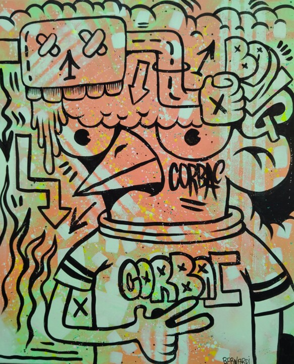 Corbac 绘画, 23.6x19.7 in
