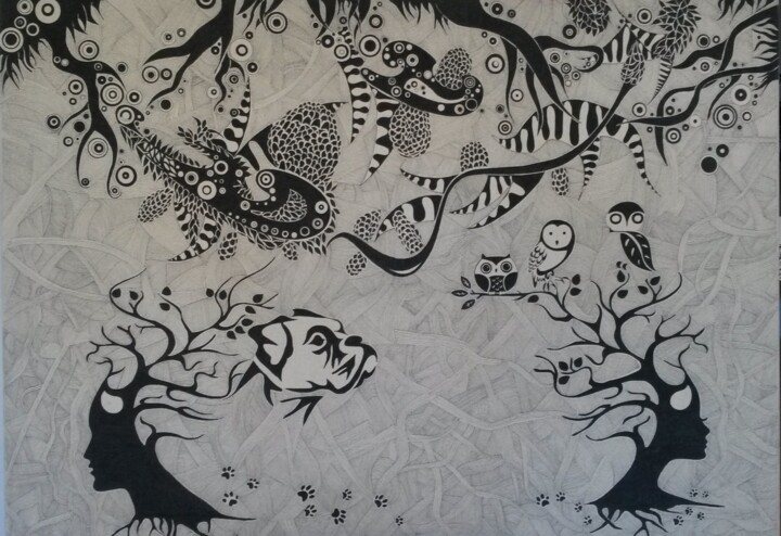 绘画,  27.6x39.4 in 