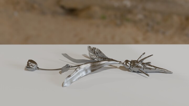 Rzeźba zatytułowany „Manna: Epigenetics,…” autorstwa Anna Dumitriu, Oryginalna praca, modelowanie 3d