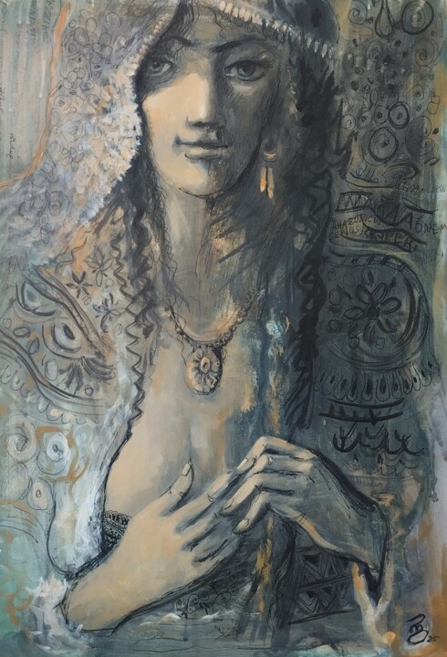 绘画,  27.6x19.7 in 
