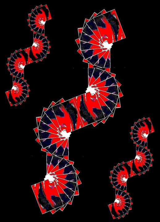 Spiral Cards 1d7 Fotografia, 40x28,8 in