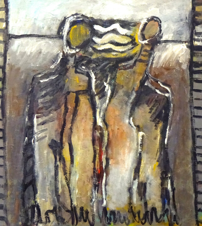 Composition 7033 绘画, 39.4x35.4 in