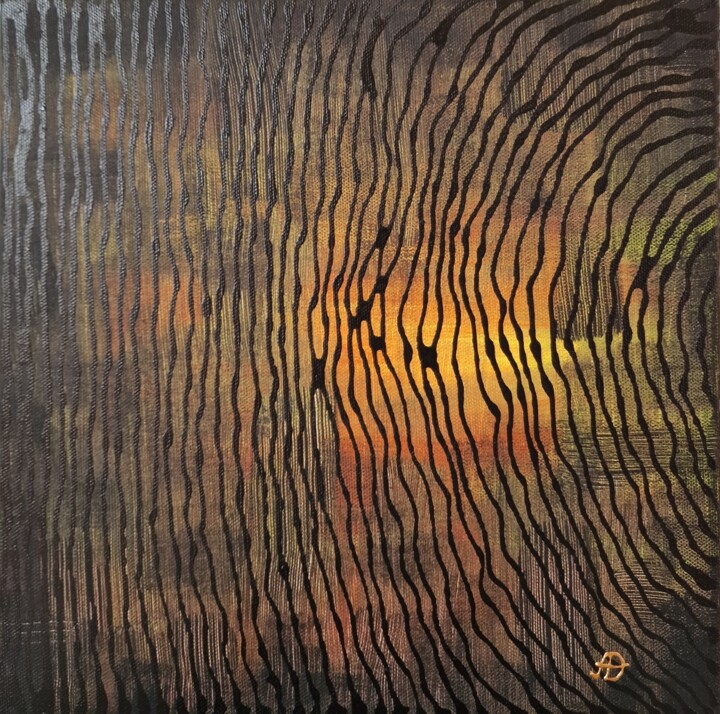 绘画 标题为“Abstraction 31” 由Anastasiia Doro, 原创艺术品, 丙烯 安装在木质担架架上