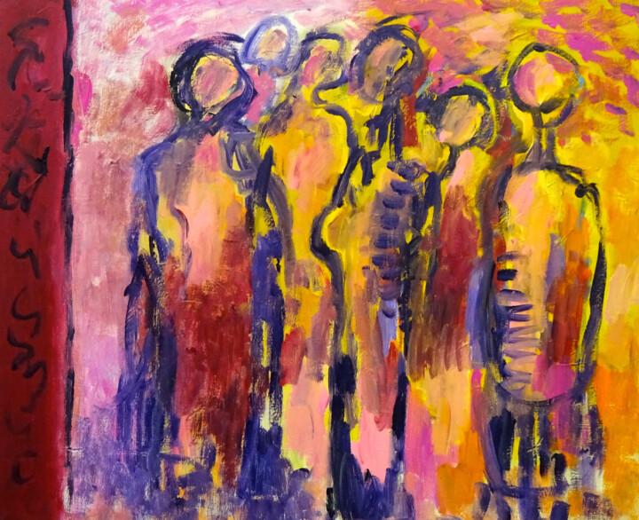 Composition 7109 绘画, 35.4x43.3 in