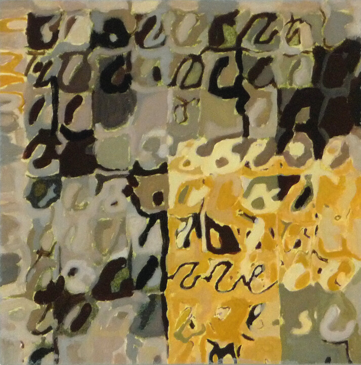Calligraphique Картина, 7,9x7,9 in