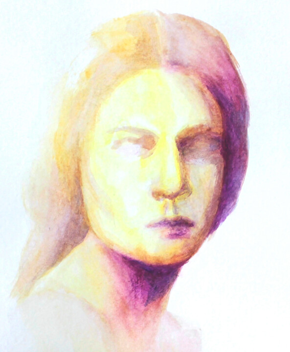 Portrait 18 Tekening, 8,7x6,7 in