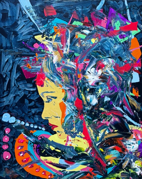 Reflecting Silence 绘画, 39.4x31.5 in