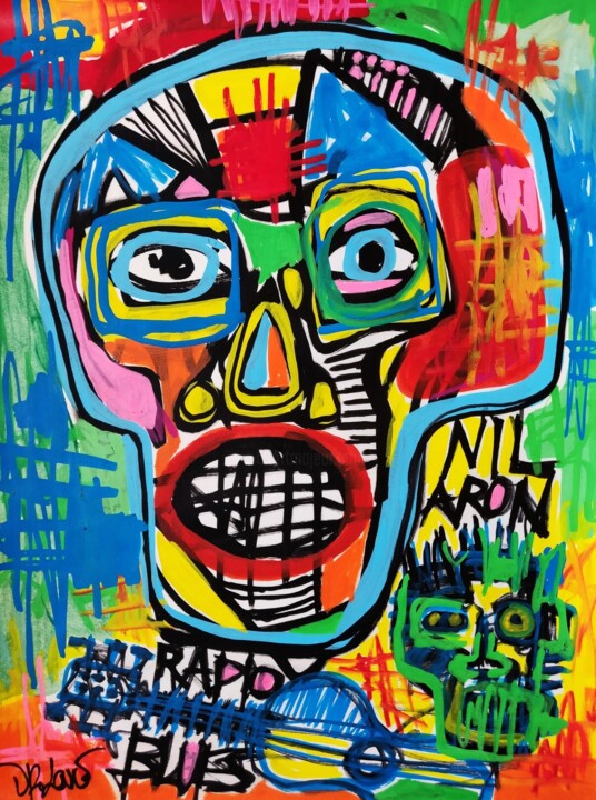 Radio blues Tablo, 15,8x11,8 in