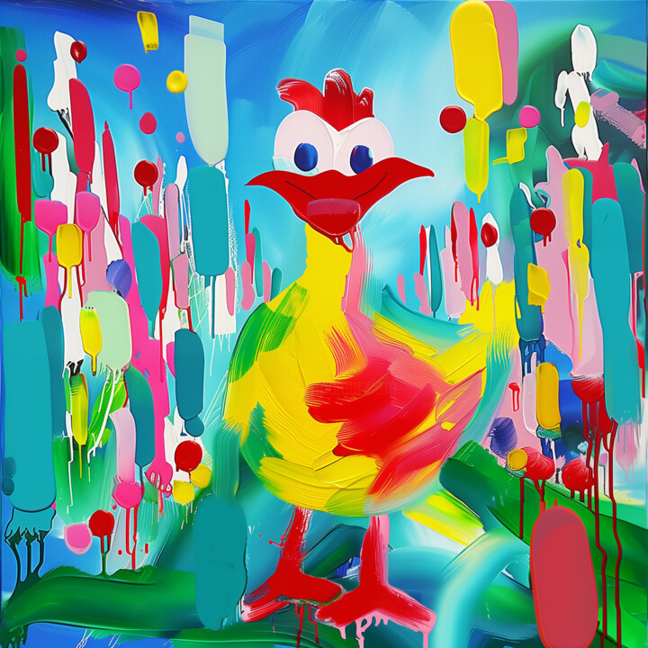 绘画,  19.7x19.7 in 