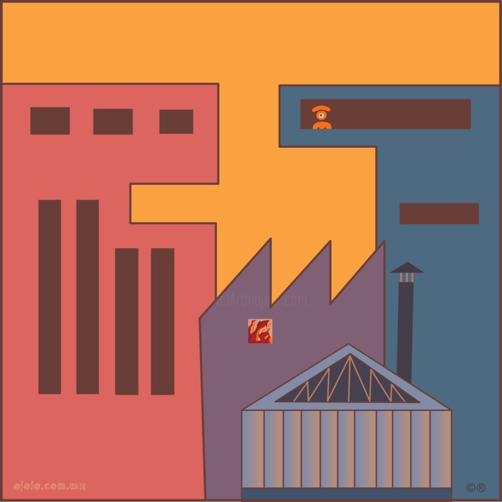 数字艺术,  30x30 in 