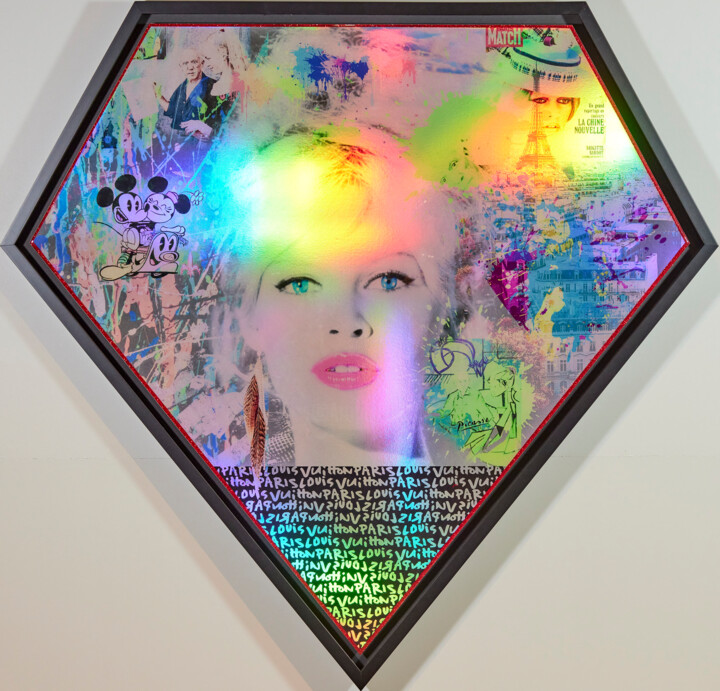 Brigitte Bardot Diamond Painting, 45.3x43.3 in