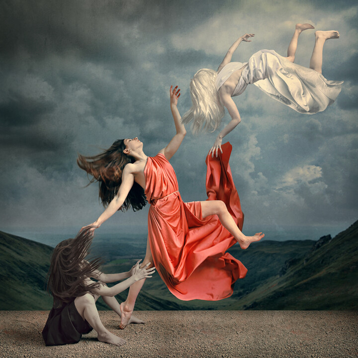 Fotografía titulada "Allégorie du char 1…" por Bettina Dupont, Obra de arte original, Fotografía manipulada