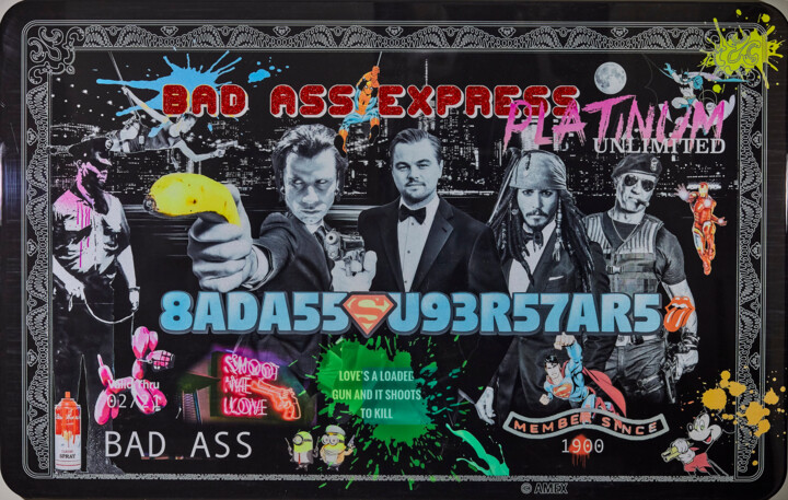 Badass Express 绘画, 59.1x39.4 in