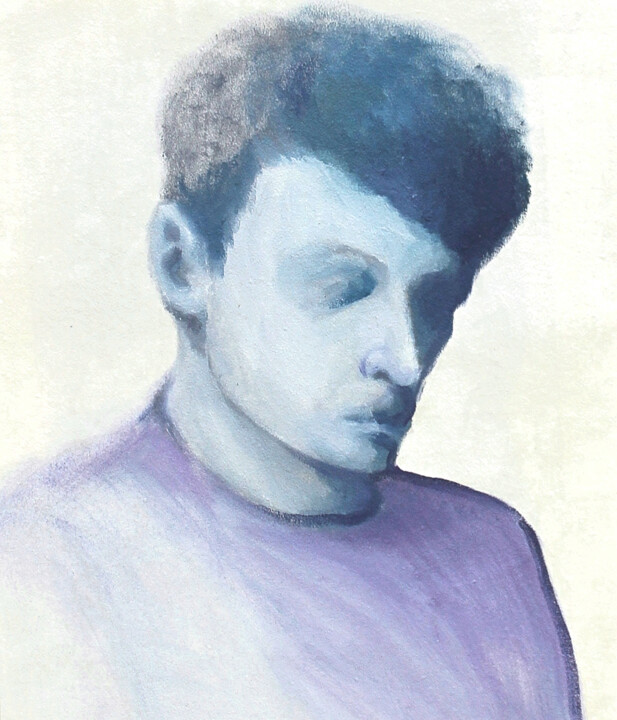 Portrait 32 Schilderij, 8,7x7,1 in