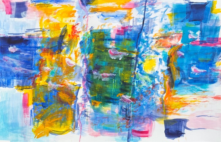 Zeitfenster II 绘画, 33.1x39.4 in
