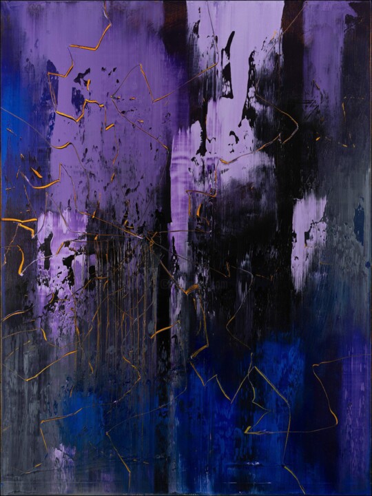 Twists Inside Painting, 48x36 in