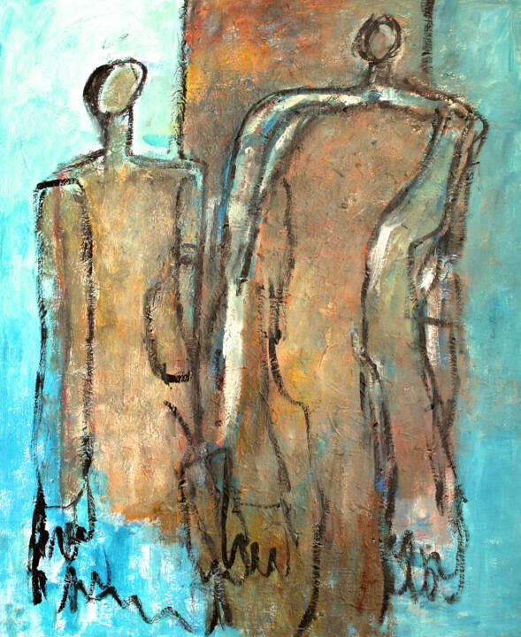 Composition 6380 绘画, 43.3x35.4 in