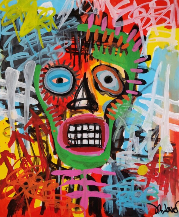 Rock and bones Pittura, 23,6x19,7 in