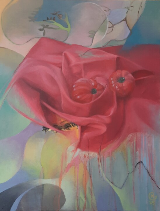 Entre 2 mondes 绘画, 25.6x19.7 in