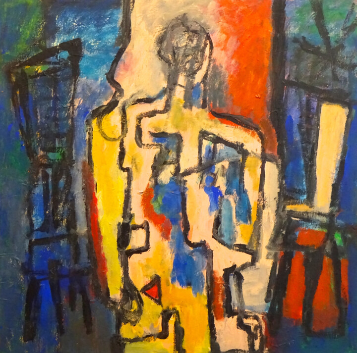 Composition 7223 绘画, 35.4x35.4 in