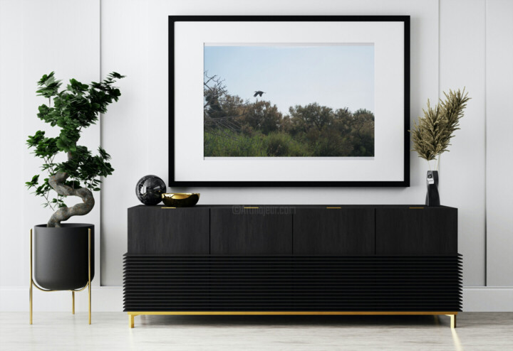 Werk ingelijst gepresenteerd