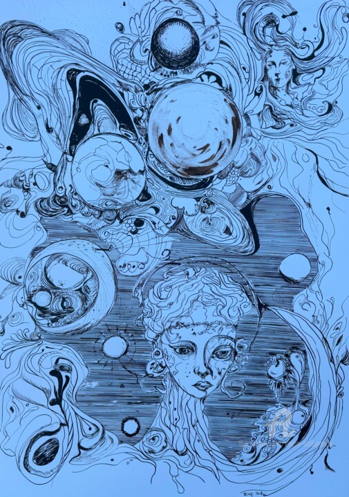 绘画,  27.6x19.7 in 