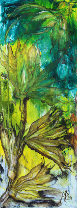 Painting titled "Spring Is Coming" by Viktoria Dragon, Original Artwork, Oil