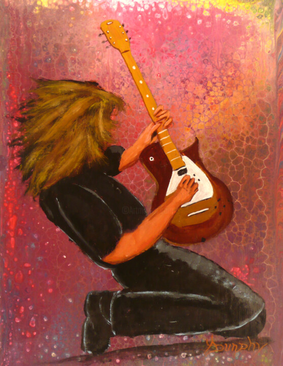 Electric Groove Peinture, 16x12 in