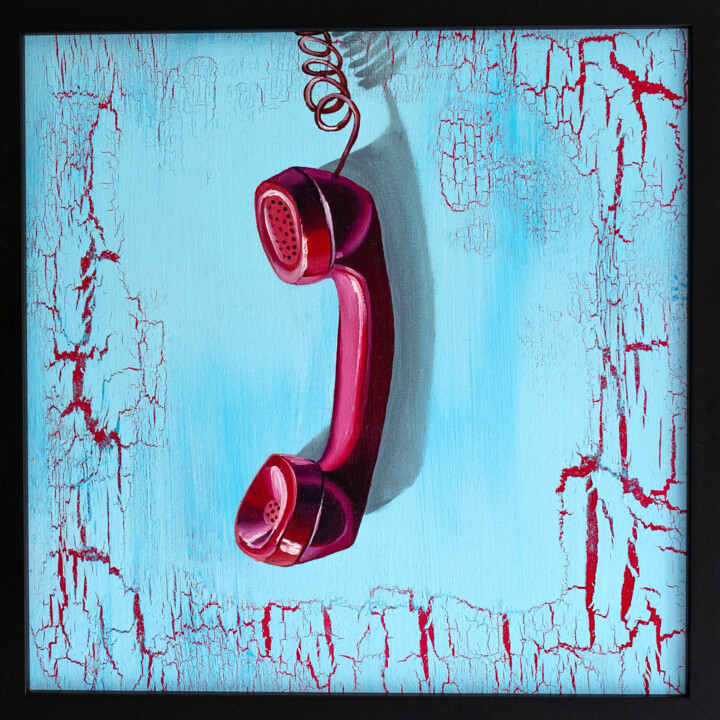 The Missed Call 绘画, 11.8x11.8 in
