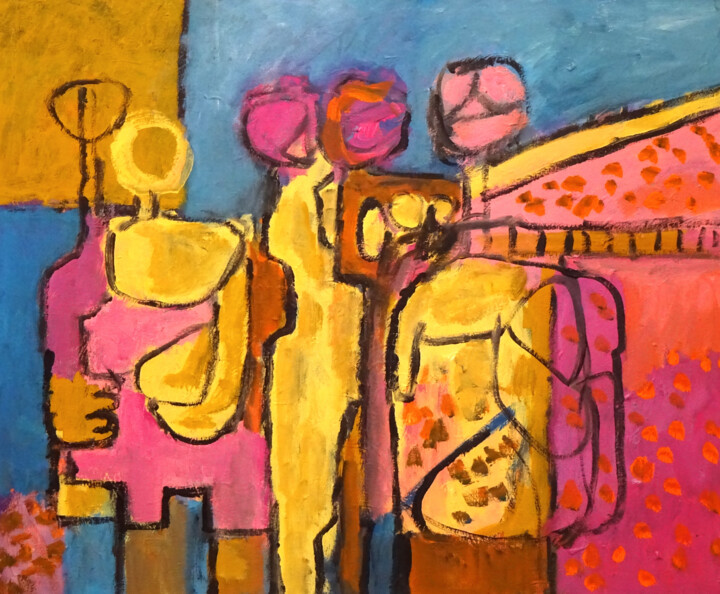Composition 7125 绘画, 35.4x43.3 in