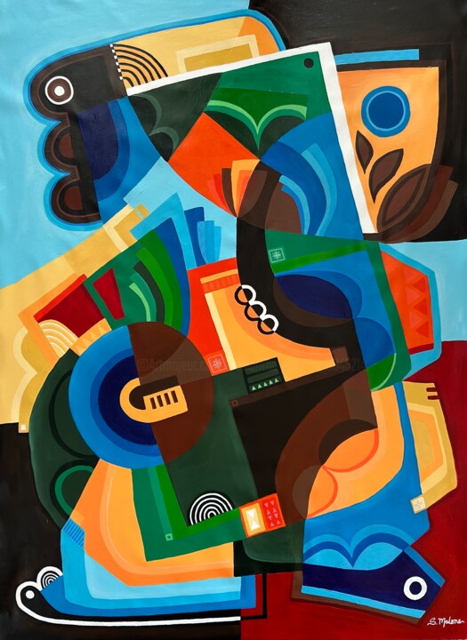 The Afterparty Peinture, 50,8x37 in