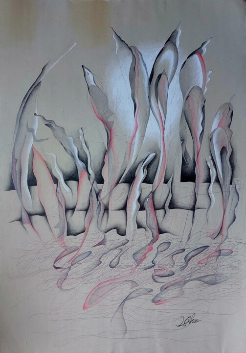 绘画,  39x27.2 in 