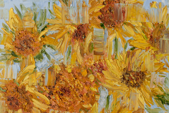 绘画 标题为“Sunlight Harmony.#1…” 由Galina Vasiljeva, 原创艺术品, 油