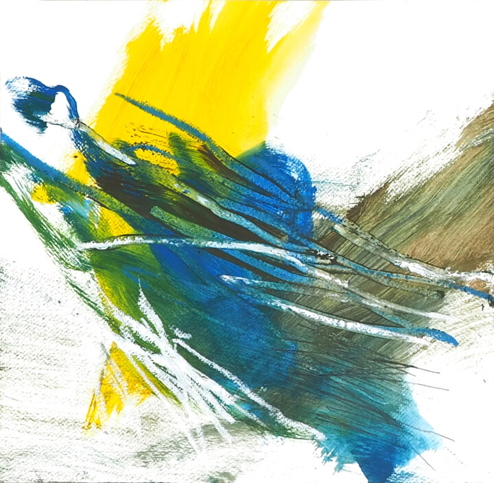 Etendue spontanée - petite - 2 绘画, 13.8x13.8 in