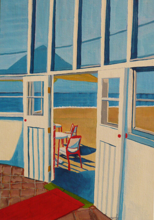 The Seaview Cafe Pittura, 14x10 in