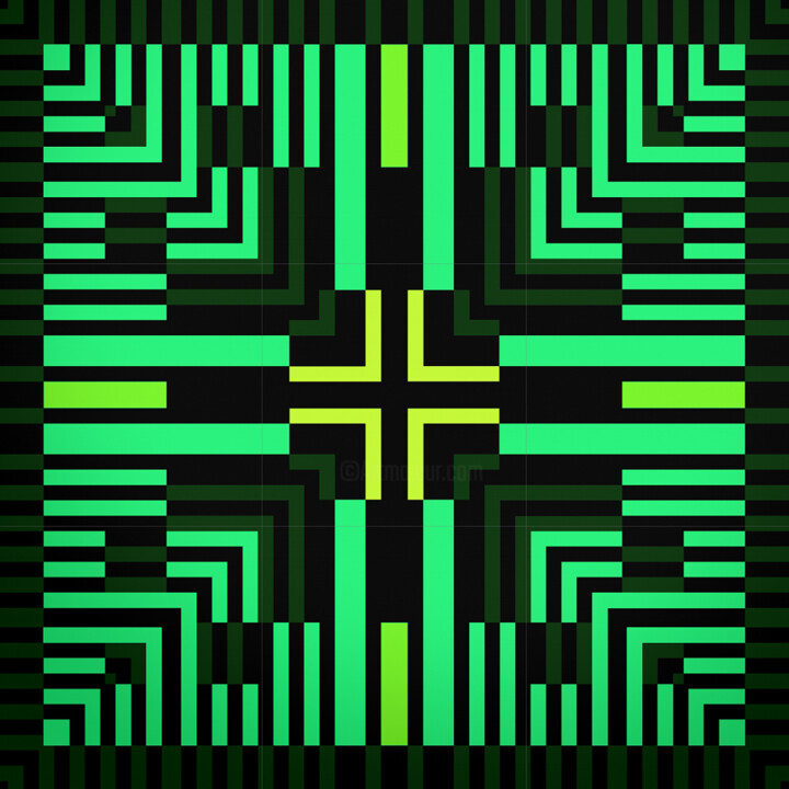 AXĒS-18631 绘画, 141.7x141.7 in