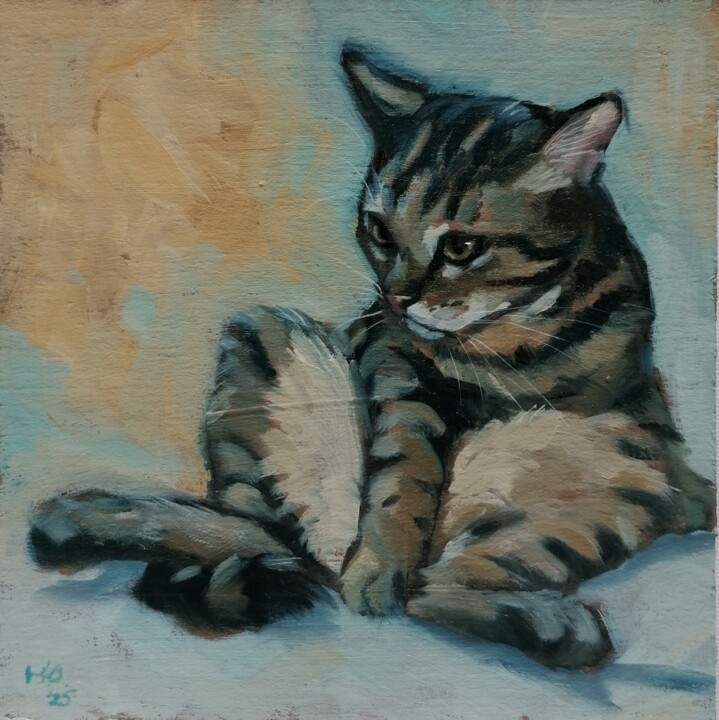 Schilderij,  5,9x5,9 in 