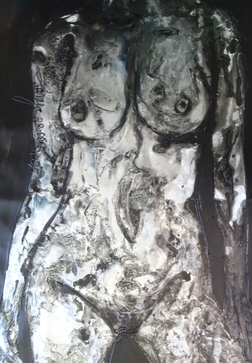 WOMAN 15 绘画, 63x39.4 in