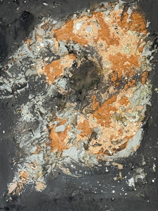 Pintura intitulada "evolution" por Michelle Gialanze, Obras de arte originais, Pigmentos