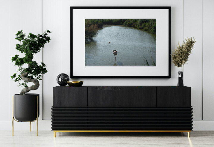 Werk ingelijst gepresenteerd